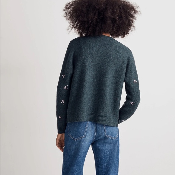 Madewell • Floral Pullover • Heather Spruce - Picture 3 of 5